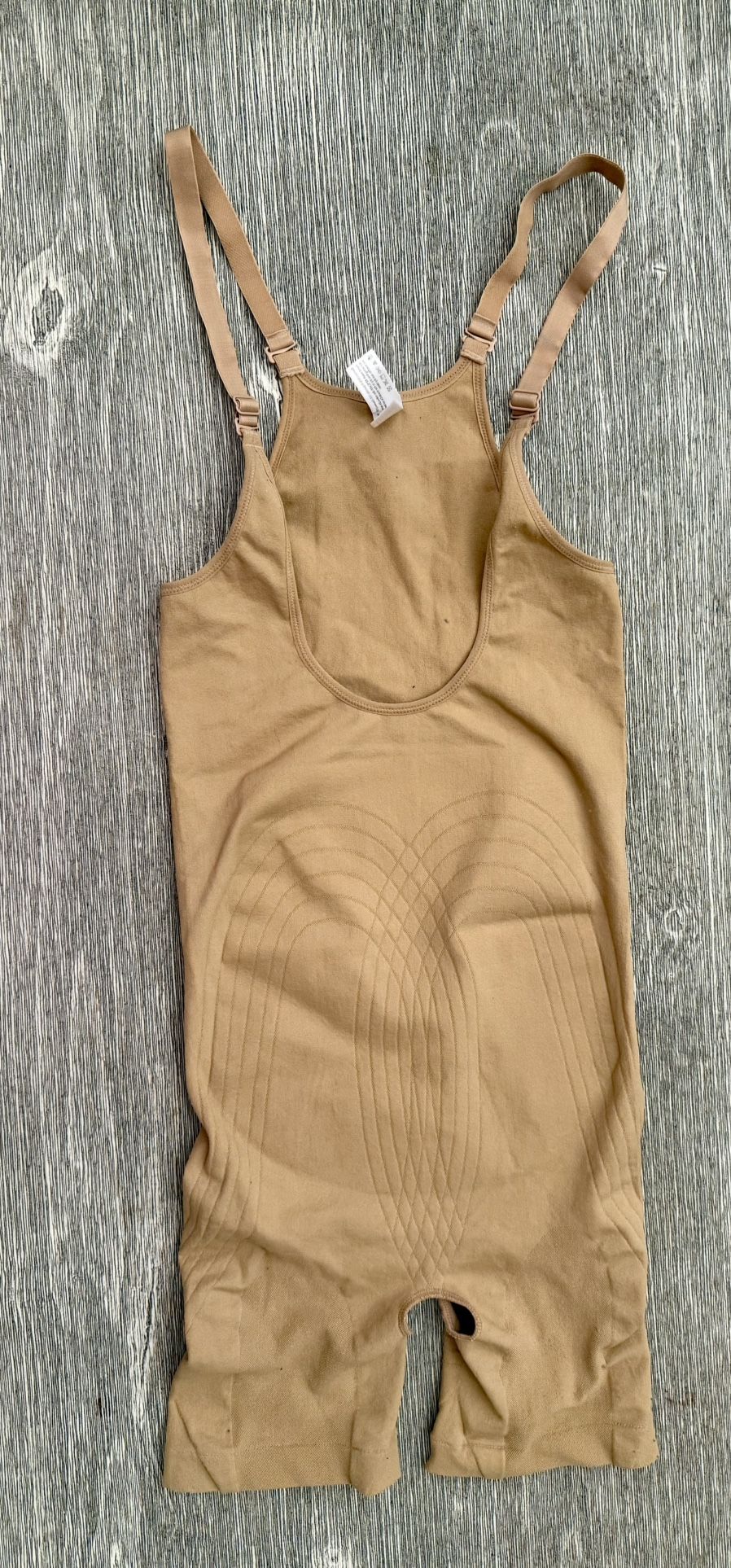 Nude High Compression Under Bust Ribbed Shaper Shaper Bodysuit