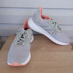 Adidas Womens Duramo 9 BB7006 Gray Running Shoes Sneakers Size 9.5