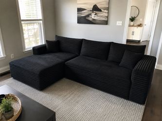 *Brand New* boneless soft couch with pillows