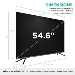 🔥🔥🔥Move Out Sale $129 - Hisense 55inch R8 series - 4K UHD ROKU LED LCD TV