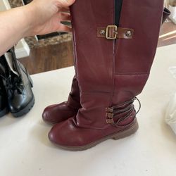 Burgundy Women’s Boots