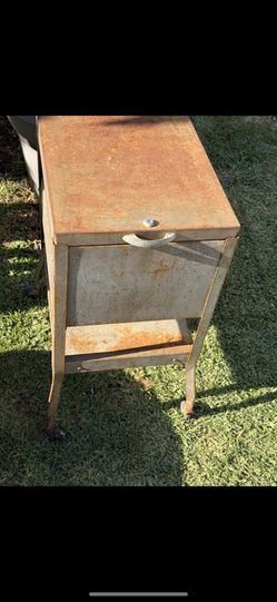 Metal Cabinet Old Rolling