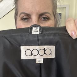 Black Leather Adda XS Wilsons Jacket