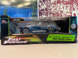 Fast & Furious 1:18 Scale 1965 Shelby Cobra. New Unopened.