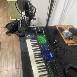 Studio Recording Equipment MIDI keyboard