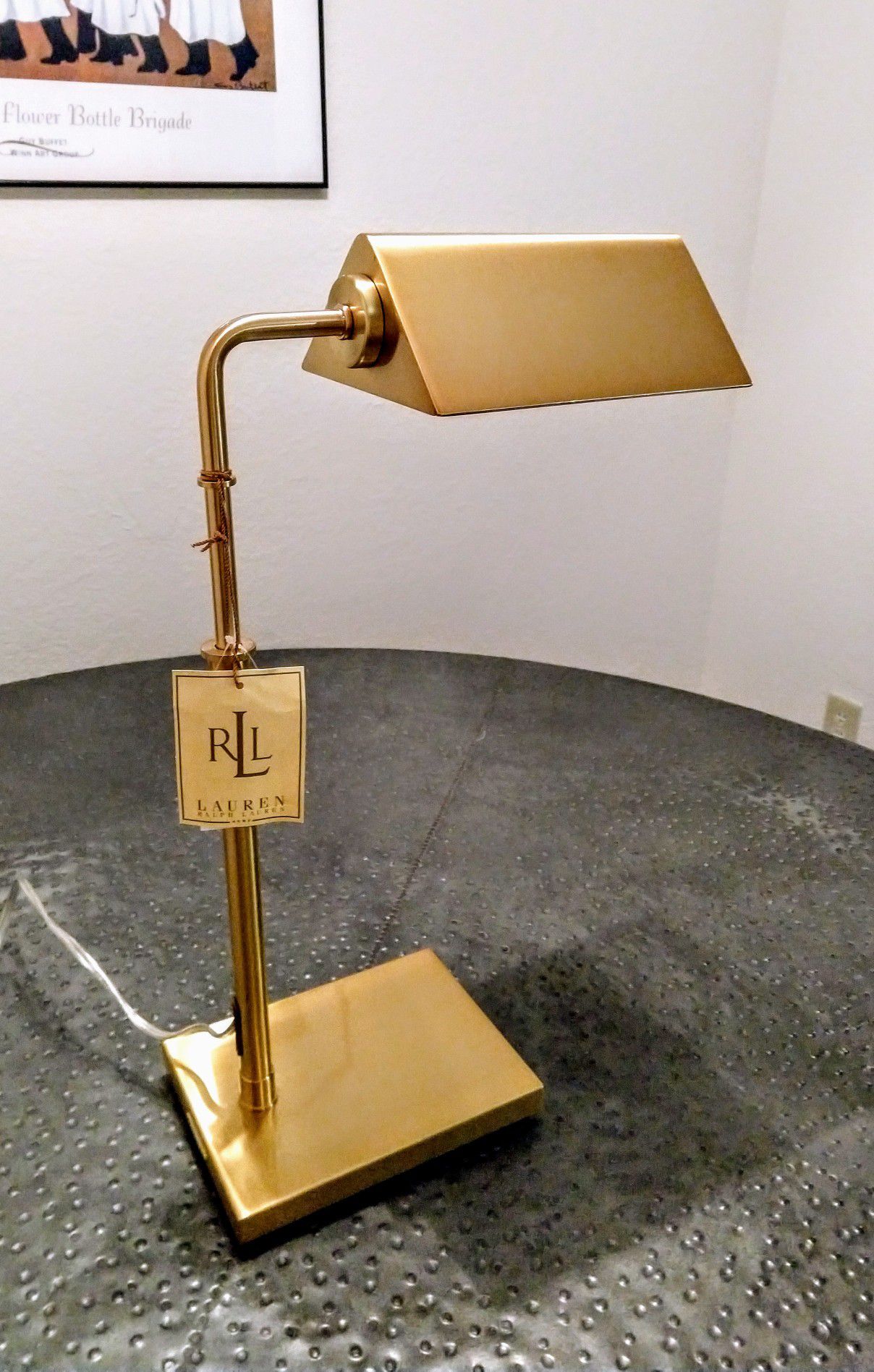 Brass Ralph Lauren Modern Bankers Desk Lamp