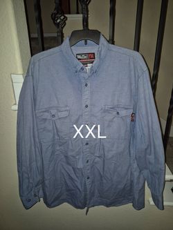 WALLS FRC BLUE BUTTON UP SHIRT
