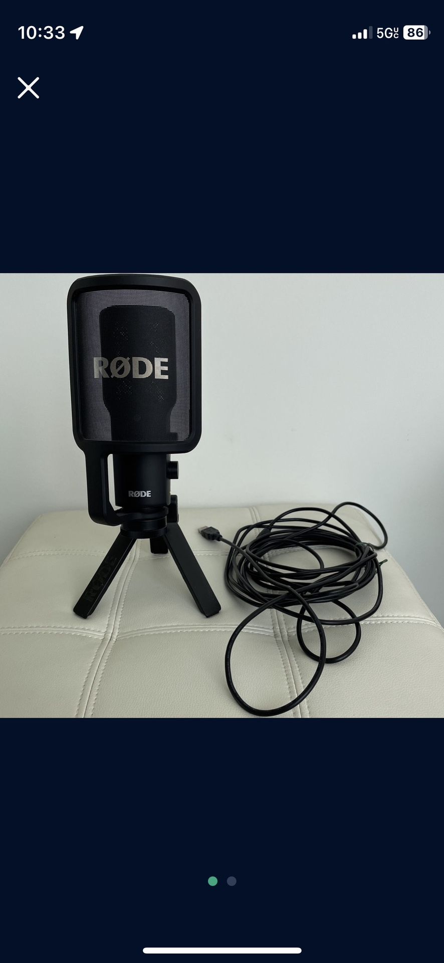 Rode NT-USB USB Condensers Microphone