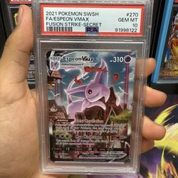 Espeon VMAX PSA 10 Pokemon Card