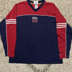 1999 Vintage Women’s Soccer FIFA World Cup Adidas Long sleeve Size Medium USA