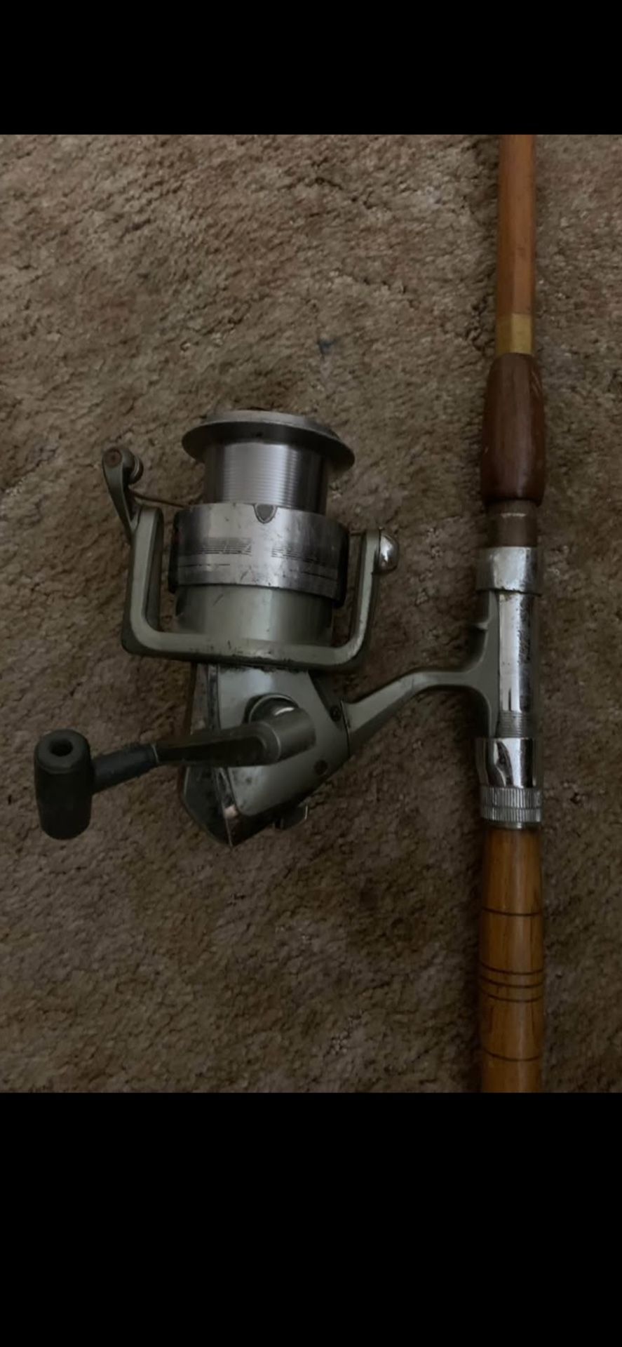 Bamboo Fishing Rod High Quality With Daiwa Opus 5500 Heavy Duty Reel !!!