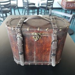 Antique Wood Trunk