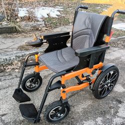 NICE EazinGo Folding Motorized Electric Wheelchair with Battery and Charger - Like new!