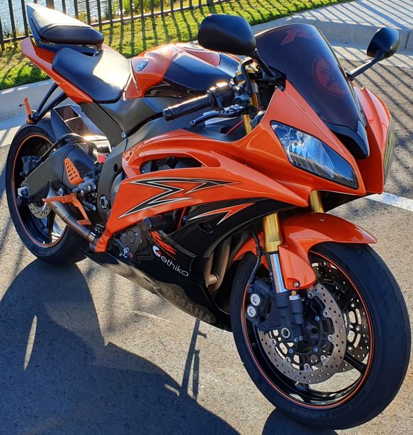 2009 yamaha r6 vivid orange (special edition)