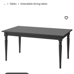 IKEA extendable dinning table with chairs