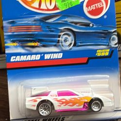 Hot Wheels Vintage 1997 Camaro Wind Chevrolet Chevy Sports Car 1:64