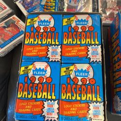 1990 Fleer Baseball Wax Cello Packs