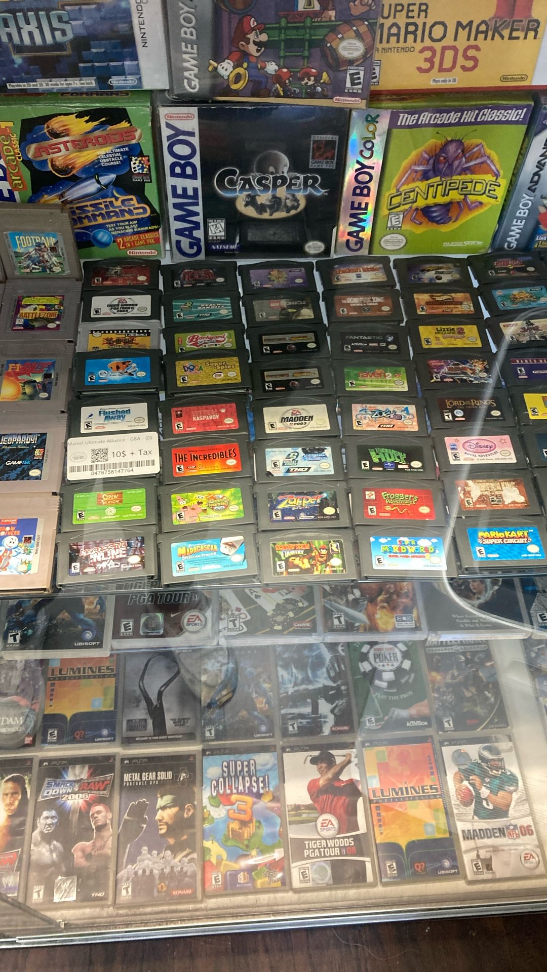 Nintendo Gameboy Advance Games