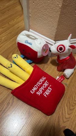 Emotional Support Fries Plush Toy