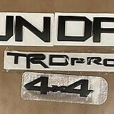 Emblems For Toyota Tundra TRD Pro 4 X 4