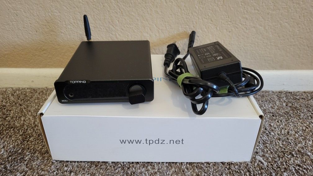 Topping MX3 Desktop Amplifier with USB-DAC and Bluetooth 40WPC