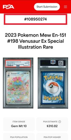 Venusaur Ex Special Illustration Rare