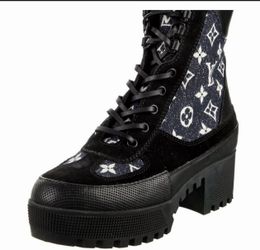 Authentic Louis Vuitton combat boots