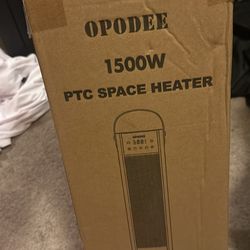 Opodee 1500w Ptc Space Heater 