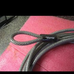 Braided Steel Looped End Cable Coated