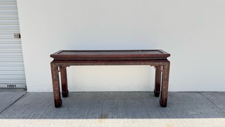 Vintage 1978 John Widdicomb Chinoiserie Console Table - Repair Project