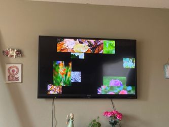Sharp 65’ tv European plug with adapter