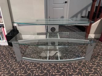Modern glass TV  stand - FREE