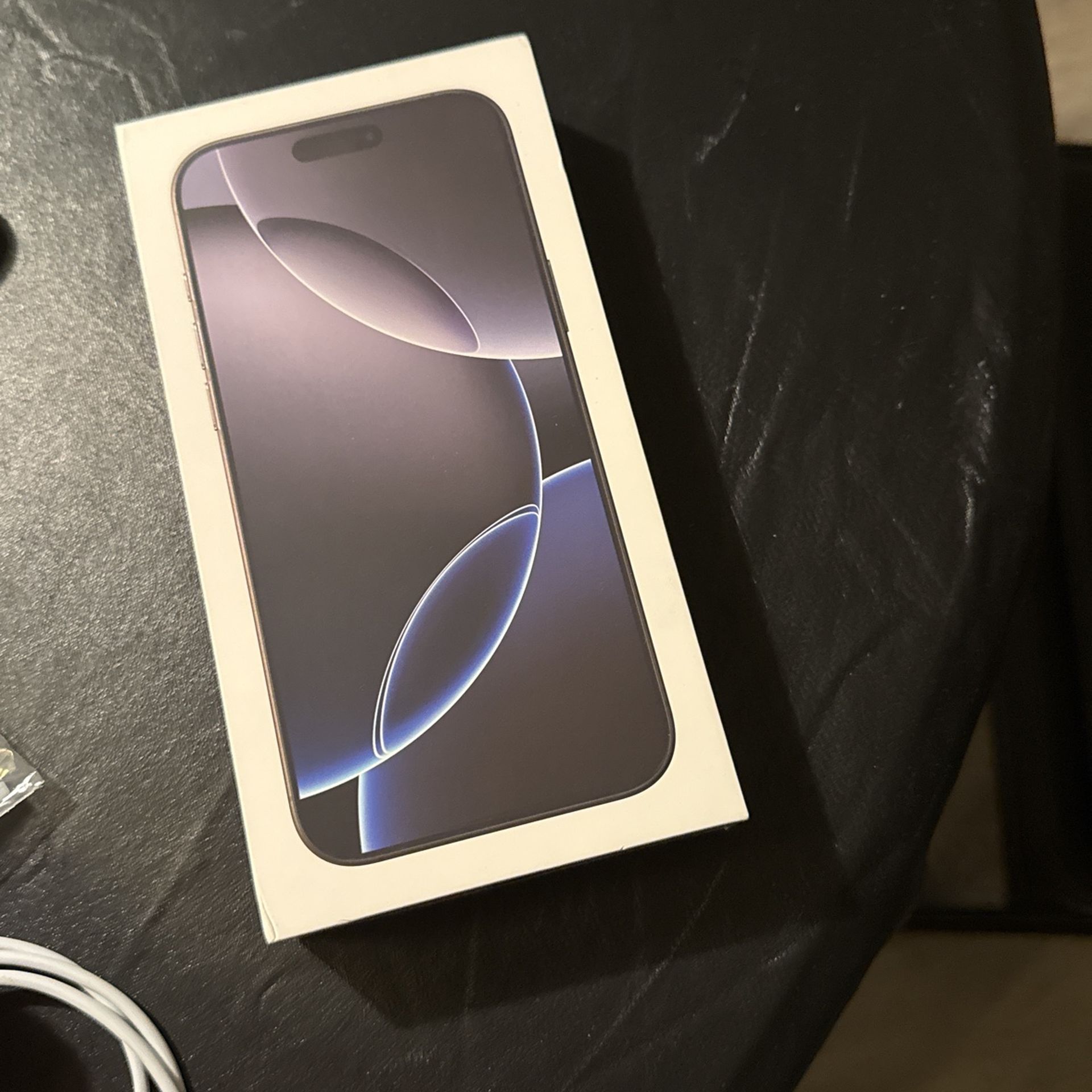 Empty iPhone 16 Pro max (titanium 256 GB) Box