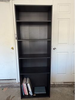 5 Shelf Target Bookcase Black