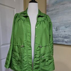 BRAND NEW 💚 BEAUTIFUL GREEN JACKET SZ SMALL