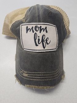 Mom life baseball hat