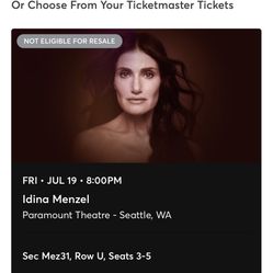 Idina Mendel Tickets -3 