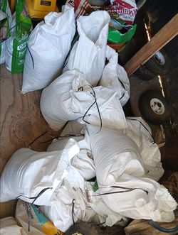 White poly Sandbags