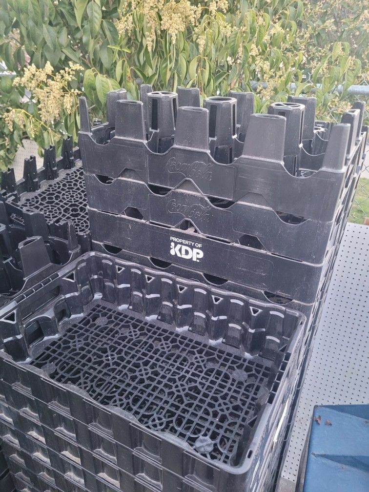Plastic Soda Crates / Planters / Carriers (Stackable)
