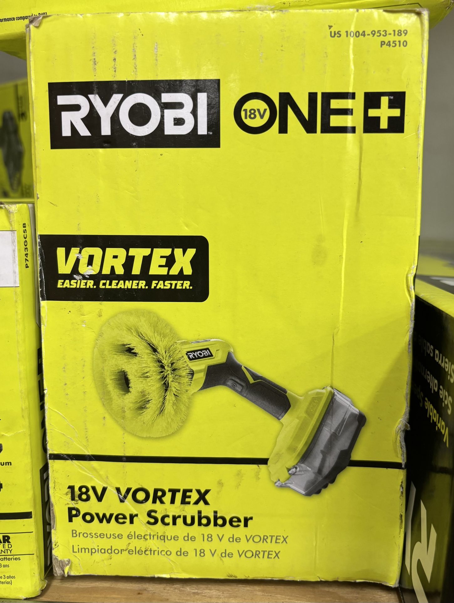 Ryobi 18V VORTEX Power Scrubber (new)