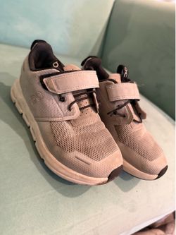 Kids shoe on cloud