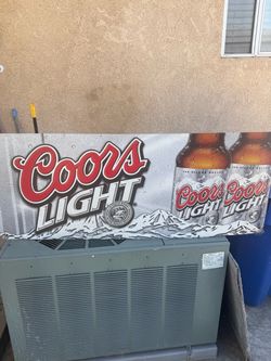 Coors Light Metal Sign