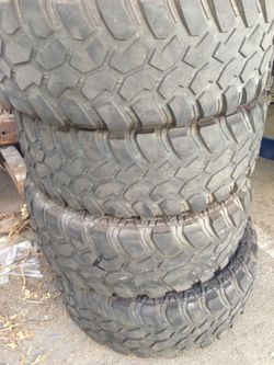 Tires 75% good no holes