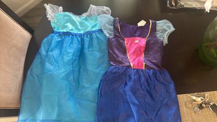 Elsa & Anna (Frozen) dresses. Size 3-4, $10 for both   No holds