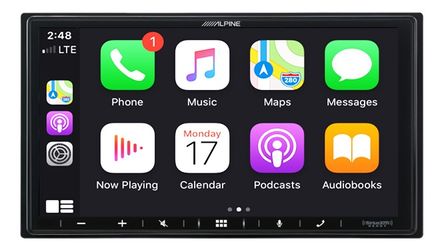 Alpine ILX-W650 double din car stereo with installation. Apple CarPlay & android auto