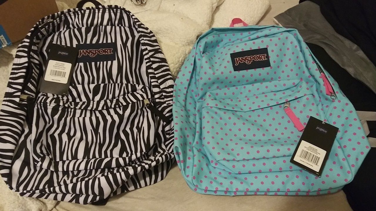 JANSPORT BRAND NEW BACKPACKS