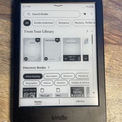 Amazon Kindle (11th Generation, 2024 Release) - 16GB - Black