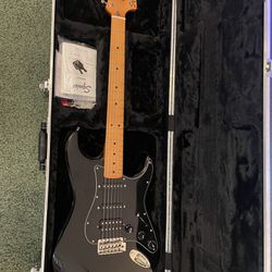 Squire Stratocaster Electric Guitar With Hard shell Case