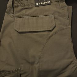 Size 12 LAPG Green Cargo Pants 