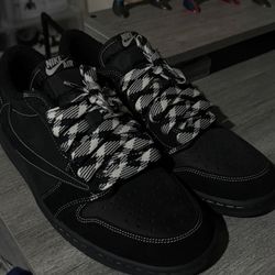 Jordan 1 Low Travis Scott Black Phantom 